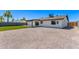Backyard with a gravel area, and a grassy lawn area at 2926 E Corrine Dr, Phoenix, AZ 85032