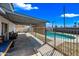 Relaxing patio, pool, and fenced yard, perfect for outdoor living and entertaining in the Arizona sunshine at 4828 N 71St Ave, Phoenix, AZ 85033