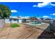 Fenced backyard featuring a refreshing pool and ample space for outdoor activities and relaxation at 4828 N 71St Ave, Phoenix, AZ 85033