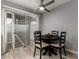 Cozy dining room featuring a sliding glass door to the outdoor patio at 6348 N 7Th Ave # 6, Phoenix, AZ 85013