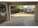 Spacious backyard featuring a blank canvas for personalization and outdoor enjoyment at 7922 W Alex Ave, Peoria, AZ 85382