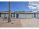 Charming single-story home with a well-maintained front yard and a two-car garage at 7950 E Keats Ave # 175, Mesa, AZ 85209