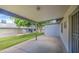 The covered patio offers a great space to enjoy the outdoors and desert landscaping at 7950 E Keats Ave # 175, Mesa, AZ 85209