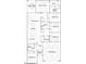 Spacious floor plan featuring 5 bedrooms, 3 bathrooms, a 2-bay garage, and a covered patio at 8154 E Petra Ave, Mesa, AZ 85212