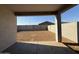 Backyard view from covered patio at 9536 W Parkway Dr, Tolleson, AZ 85353