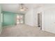 Main bedroom with patio door access to the pool area at 975 E Lincolnwood Cir, Casa Grande, AZ 85194