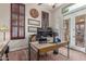 Dedicated home office space with natural light and a functional layout at 1022 W Calypso Ct, Gilbert, AZ 85233