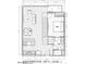 Loft level 1 floor plan including kitchen, living room, dining room, bedroom, and patio at 1130 N 2Nd St # 401, Phoenix, AZ 85004