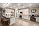 Bright kitchen boasts stainless steel appliances, granite countertops, large island and a pantry at 1179 E Regent Dr, Gilbert, AZ 85298