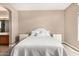 Comfortable bedroom with neutral walls, carpet and white bedroom set at 1650 S Crismon Rd # 13, Mesa, AZ 85209