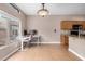 Kitchenette area, with granite countertops and lots of light at 1650 S Crismon Rd # 13, Mesa, AZ 85209