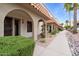 Charming exterior view of a single-story home with tile roof and well-maintained landscaping at 16510 E Palisades Blvd # 42, Fountain Hills, AZ 85268