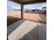 Large backyard featuring freshly laid gravel at 18183 W Larkspur Dr, Goodyear, AZ 85338