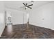 Inviting bedroom with outside access, ceiling fan, and durable tile floors at 1836 E Turquoise Ave, Phoenix, AZ 85020