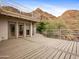 Enjoy outdoor living on this spacious deck with mountain views and white railing at 1836 E Turquoise Ave, Phoenix, AZ 85020