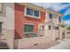 Charming townhouse featuring a private patio with seating, perfect for enjoying the Arizona weather at 1950 N Center St # 115, Mesa, AZ 85201