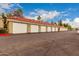 Exterior view of the community garages. Units include dedicated garage parking and easy access to your property at 2929 W Yorkshire Dr # 1066, Phoenix, AZ 85027