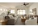 Inviting living room with a comfortable sofa, stylish armchairs, and large windows for natural light at 3047 S Chatsworth --, Mesa, AZ 85212