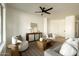 Bright living room featuring comfortable seating, a stylish coffee table, and a cozy atmosphere at 3047 S Chatsworth --, Mesa, AZ 85212
