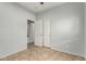 Bedroom with neutral paint, ceiling fan, carpet and adjoining doors at 3387 E Bluejay Dr, Chandler, AZ 85286