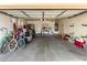 Spacious two-car garage, offering plenty of room for vehicles, storage, and hobbies at 3387 E Bluejay Dr, Chandler, AZ 85286