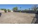 Large backyard with perimeter wall and potential for landscaping at 340 W Riviera Dr, Tempe, AZ 85282