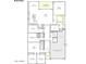 This floor plan features 4 bedrooms, 3 bathrooms, a kitchen, dining room, office, and 3-bay tandem garage at 3718 E Gold Mountain Ave, San Tan Valley, AZ 85143