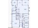 Detailed floor plan showcasing the layout of the home, including bedrooms, bathrooms, and living spaces at 42930 W Palo Abeto Dr, Maricopa, AZ 85138