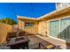 Outdoor patio with string lights at 5047 N 83Rd St, Scottsdale, AZ 85250
