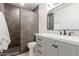 Bathroom featuring a modern vanity and tiled shower at 5052 W Boston S Way, Chandler, AZ 85226