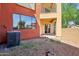 The condo's cozy backyard features desert landscaping and a covered patio at 7601 E Roosevelt St # 1007, Scottsdale, AZ 85257