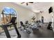 Bright community gym with modern equipment and windows at 8083 E Via Del Valle --, Scottsdale, AZ 85258