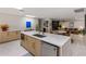 Spacious kitchen with a large center island, stainless steel appliances, and an open layout to living areas at 8083 E Via Del Valle --, Scottsdale, AZ 85258