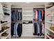 Organized walk-in closet with built-in shelving and drawers to keep your wardrobe tidy and accessible at 8083 E Via Del Valle --, Scottsdale, AZ 85258
