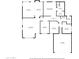 Detailed floor plan showcasing the layout of the home with labeled rooms and dimensions at 8234 W Sweetwater Ave, Peoria, AZ 85381