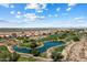 An aerial view highlighting the property's location on a golf course at 11650 W Pincushion Ct, Surprise, AZ 85378