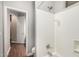 Bathroom with shower and tub combination at 1253 E Ivanhoe Ct, Gilbert, AZ 85295