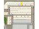 Community map showing the neighborhood layout, street names, and lot numbers of properties at 17638 W Palo Verde Dr, Litchfield Park, AZ 85340