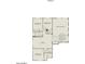 Floor plan showing layout of second floor including loft and bedrooms at 17644 W Palo Verde Dr, Litchfield Park, AZ 85340