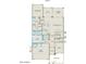 Floor plan showing layout of first floor including gathering room, kitchen, and owner's suite at 17644 W Palo Verde Dr, Litchfield Park, AZ 85340