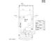 Layout of the home on the lot and distances from property lines at 17644 W Palo Verde Dr, Litchfield Park, AZ 85340