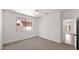 Bedroom with carpet flooring and a ceiling fan at 19523 N Carriage Ln, Surprise, AZ 85374