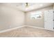 Bedroom featuring herringbone floors, ceiling fan and great natural light at 2111 N Van Ness Ave, Tempe, AZ 85288