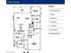Detailed first-floor floor plan showcasing the layout of a 3,291 sq ft home, including a 3-car garage at 23055 E Watford Dr, Queen Creek, AZ 85142