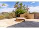 Backyard features a fire pit and fountain at 23126 N 45Th Pl, Phoenix, AZ 85050