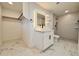 Modern bathroom with stylish tiling, an updated sink, and a walk-in shower at 3021 E Shangri La Rd, Phoenix, AZ 85028
