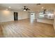Spacious and airy living room with recessed lighting and wood-look flooring at 3021 E Shangri La Rd, Phoenix, AZ 85028
