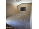 Bright, neutral bedroom with large window and carpet flooring at 3057 E Pinto Valley Rd, San Tan Valley, AZ 85143