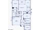 Detailed floor plan showcasing the layout of this well designed home, including the bedrooms, bathrooms, and living areas at 42945 W Palo Abeto Dr, Maricopa, AZ 85138