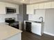 Well-equipped kitchen featuring white cabinets, stainless steel appliances, and a modern backsplash at 4750 N Central Ave # A10, Phoenix, AZ 85012